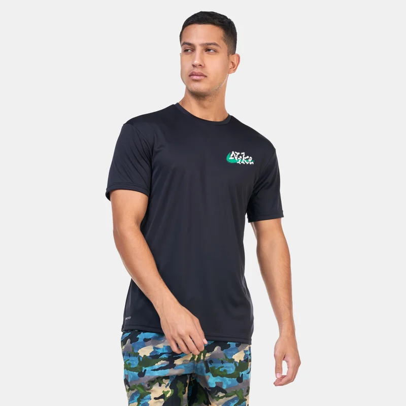 Nike Men's Printed Hydroguard Swimming T-Shirt